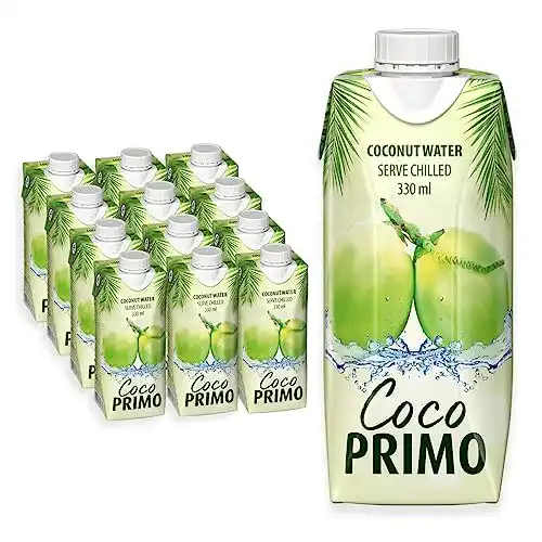 Bio-Kokoswasser Coco Primo Kokosnusswasser, pur, 12 x 330 ml