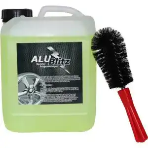 Felgenreiniger Alu-Blitz Spezial 5 Liter + Felgenbürste