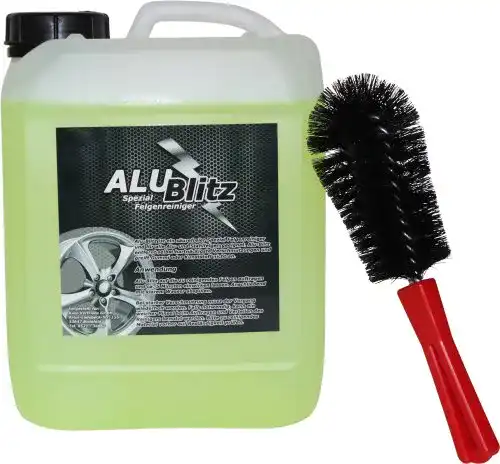 Felgenreiniger Alu-Blitz Spezial 5 Liter + Felgenbürste