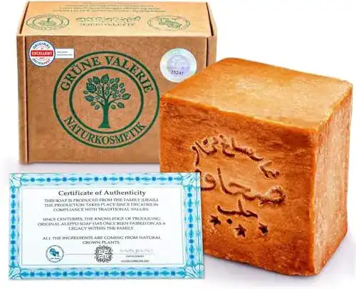 Aleppo-Seife Grüne Valerie Naturkosmetik Aleppo Seife 200g