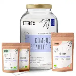Kombucha-Pilz JETFERRO’S KOMBUCHA, Starter Kit inkl. Anleitung