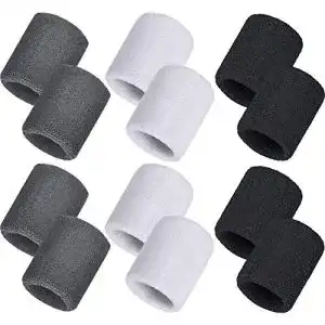 Schweißbänder Bememo 12 Packung Sport Armband Baumwolle