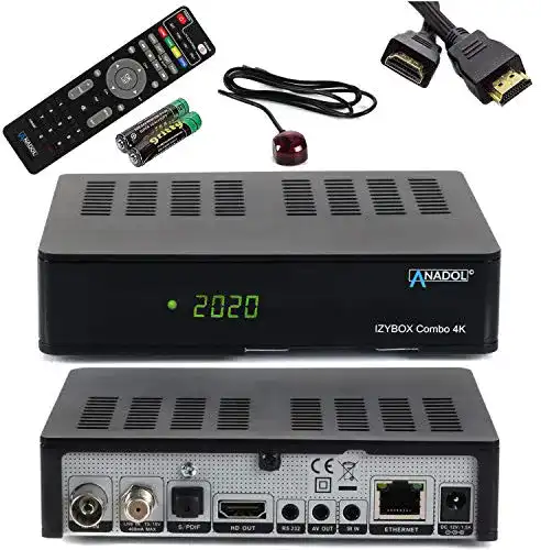DVB-T2-Receiver Anadol, IZYBOX Combo 4K Sat-Receiver