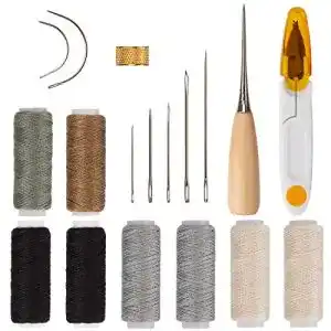 Ledernadel AIEX 18tlg Hand n Nähzubehör Set