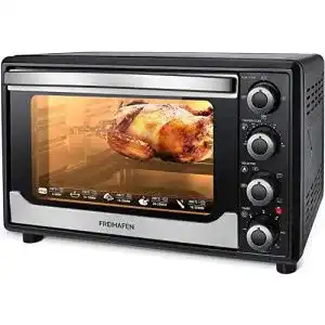 Minibackofen mit Drehspieß Freihafen Minibackofen 30 Liter