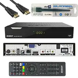 SAT-Receiver Wlanabel Edison Piccollo S2+T2/C Full HD