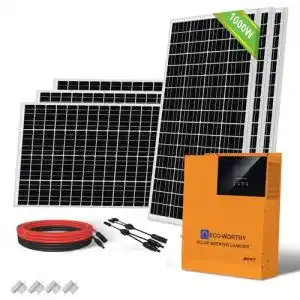 Balkonkraftwerk ECO-WORTHY 4 kW·h/Tag Solarpanel System
