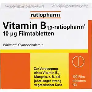 Vitamin-B12-Tabletten Ratiopharm VITAMIN B12 Filmtabletten