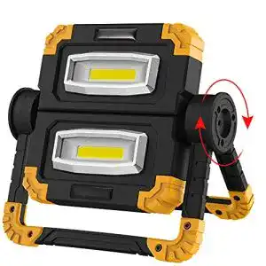 Arbeitsleuchte EEFOW LED Baustrahler Akku, USB wiederaufladbar