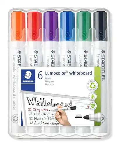 Whiteboard Marker Staedtler Lumocolor, trocken u. rückstandsfrei