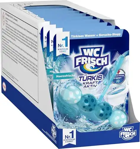 WC-Stein WC-Frisch WC FRISCH Kraft Aktiv Türkisspüler 10er Pack