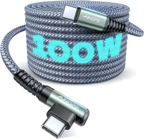 USB-C-Schnellladekabel AINOPE USB C auf USB C Kabel 3m 100W