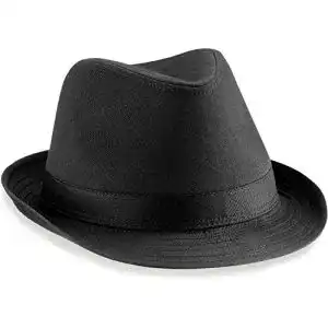 Hut Damen Beechfield Fedora Hut Small / Medium, Schwarz