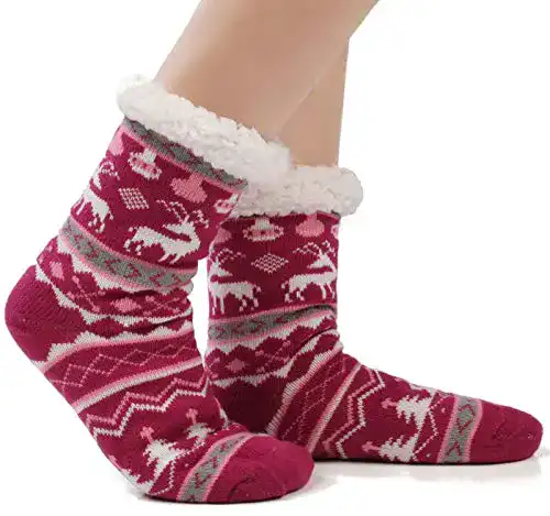 Weihnachtssocken JARSEEN Damen Herren Kuschelsocken