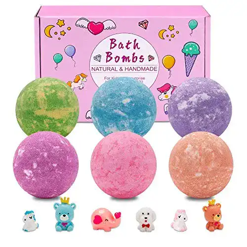 Badezusatz Kinder Linkax Badebomben Kinder, 6pcs, Überraschung