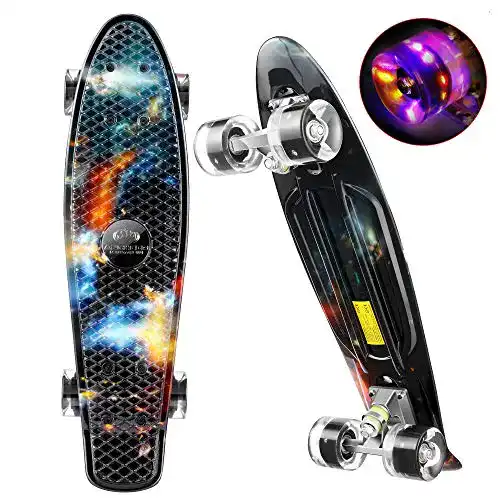 WeSkate-Skateboard WeSkate Mini Cruiser Skateboard Retro