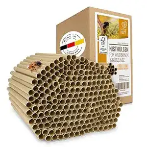 Füllmaterial Insektenhotel wildtier herz 200 Nisthülsen Ø 8mm