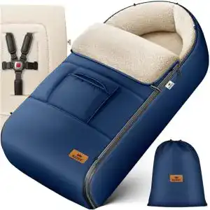 Fußsack Kidiz ® Winter Babyschale mit Reißverschluss, waschbar