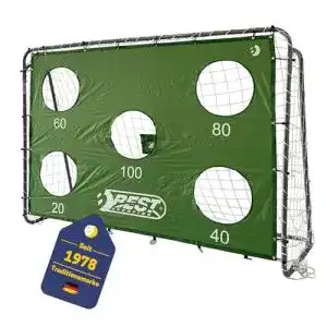 Torwand Best Sporting Fußballtor sehr stabil, grün, 5 Schusslöcher