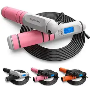 Springseil multifun mit Zähler, Seilspringen Erwachsene mit PVC