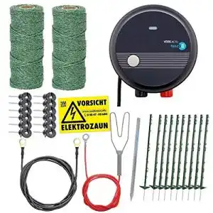 Weidezaun VOSS.farming Hundezaun Komplettset 50m Elektrozaun