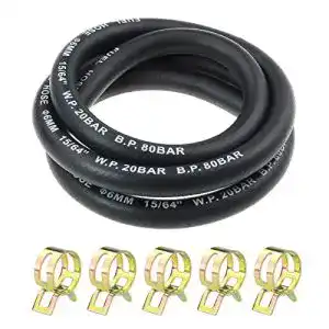 Benzinschlauch Laixin 15/64” Zoll Ø 6 mm Kraftstoffgasleitung Kit