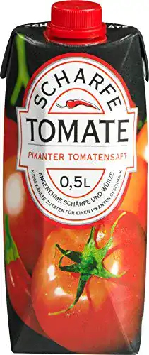 Tomatensaft Scharfe Säfte Tomate, 12er Pack (12 x 500 ml)