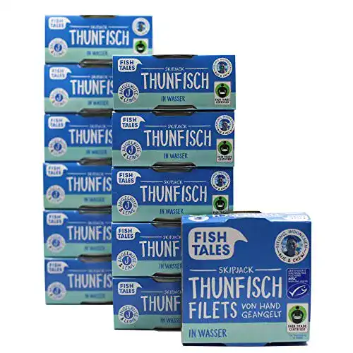 Thunfisch-Dose Fish Tales Skipjack-Thunfisch in Wasser, 12 x 160 g