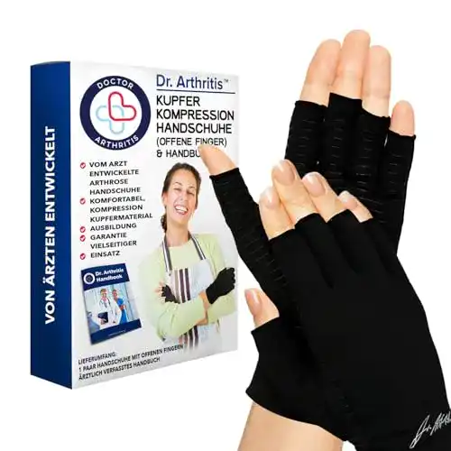 Kompressionshandschuhe Dr. Arthritis Handschuhe mit Kupfer