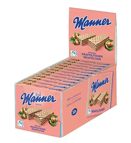 Manner-Schnitten Manner WIEN Manner Neapolitaner, 12 x 75 g
