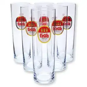 Kölschgläser Früh Kölsch Biergläser/Gläser/Stangen Set 6x 0,2l