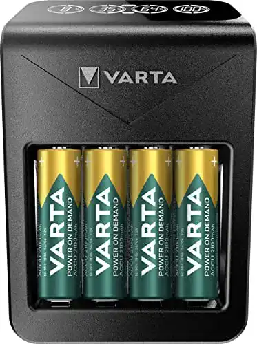 Varta-Ladegerät Varta Akku Ladegerät inkl. 4X AA 2100mAh Akku