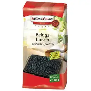 Beluga-Linsen Müllers Mühle Müller’s Mühle, Beluga Linsen, 1000g