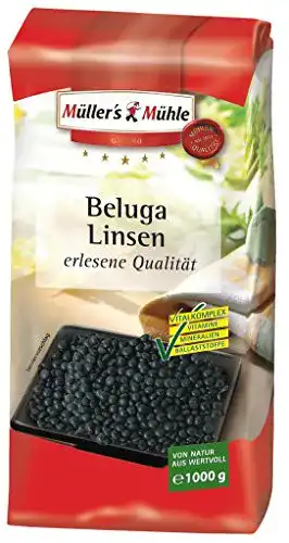 Beluga-Linsen Müllers Mühle Müller’s Mühle, Beluga Linsen, 1000g