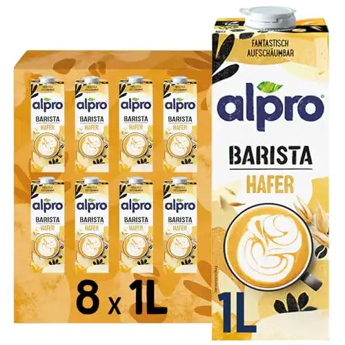Barista-Haferdrink Alpro Barista Haferdrink Pflanzlich 8x1L