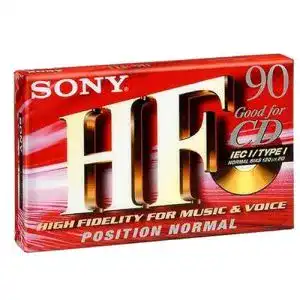 Audio-Kassetten Sony – Audio Cassette, Low Noise, 90 Minuten
