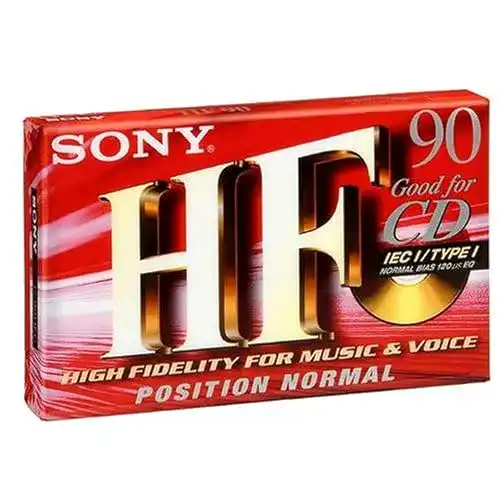 Audio-Kassetten Sony – Audio Cassette, Low Noise, 90 Minuten