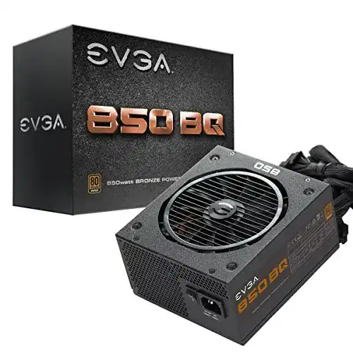 850W-Netzteil EVGA 850 BQ, 80+ BRONZE 850W, Halbmodular