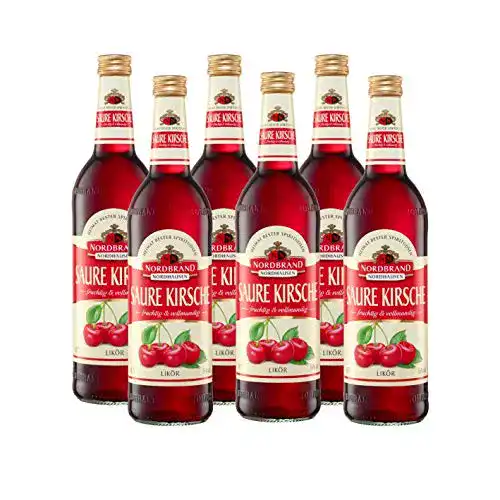 Kirschlikör Nordbrand Nordhausen Saure Kirsche Likör (6 x 0,7 l)