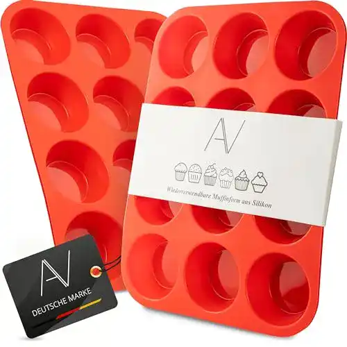 Muffinform Avana Muffinblech aus Silikon für 12 Muffins