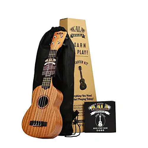 Sopran-Ukulele Kala Learn To Play Starter-Kit – Online-Lektionen
