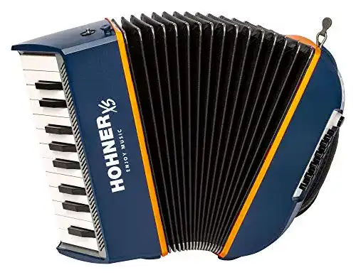 Kinder-Akkordeon Hohner XS blau-orange