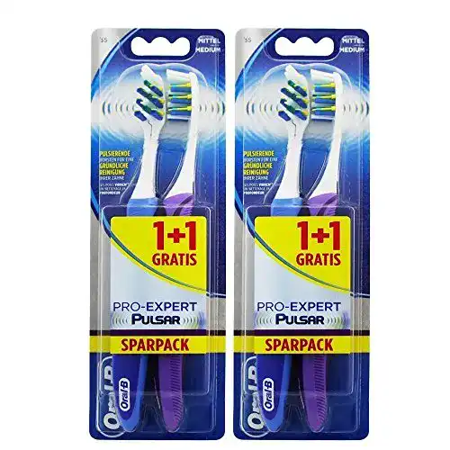 Die beste Oral-B-Zahnbürste Oral-B Oral – B Pro Expert, vibrierend, 4er Pack 2026 Test Bestseller Oral-B-Zahnbürste Oral-B Oral – B Pro Expert, vibrierend, 4er Pack