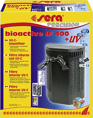Aquarium-Innenfilter sera bioactive IF 400 + UV Innenfilter bis 400 l