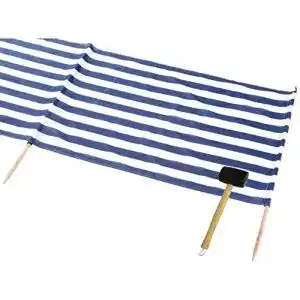 Windschutz Strand Idena Windschutz für Strand 8m Blau | Weiss