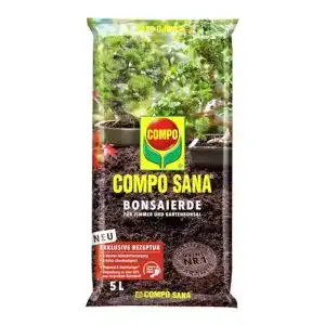 Bonsaierde Compo SANA mit 8 Wochen Dünger 5 Liter