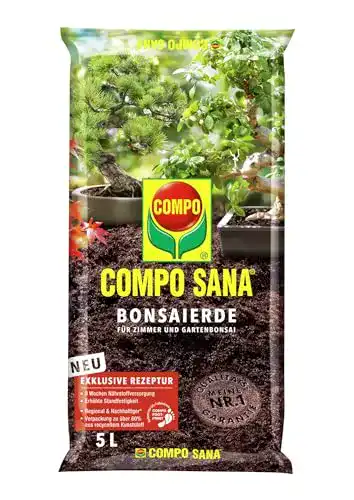 Bonsaierde Compo SANA mit 8 Wochen Dünger 5 Liter