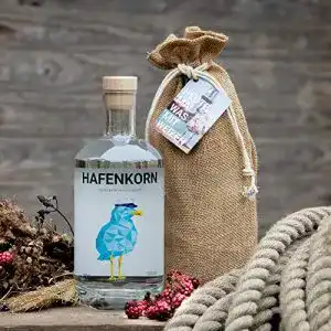 Doppelkorn HAFENKORN , klarer Korn-Schnaps (0.7L – Jutebeutel)