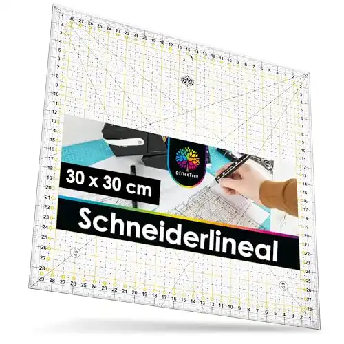 Schneiderlineal OfficeTree 30 x 30 cm Patchworklineal