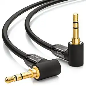 Cinch-Kabel deleyCON 3m Klinkenkabel 3,5mm AUX Kabel Stereo